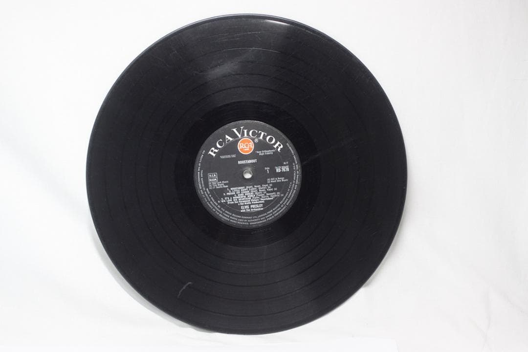 英LP Elvis Presley Roustabout UK盤 Mono 深溝