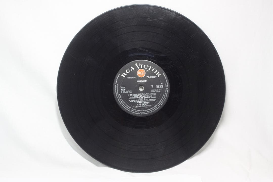 英LP Elvis Presley Roustabout UK盤 Mono 深溝