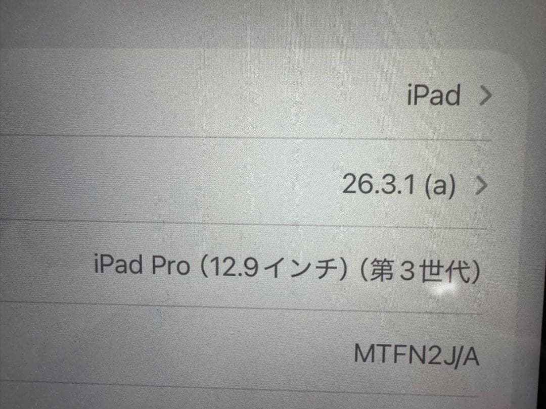 iPad Pro(第3世代) 12.9インチ 256GB シルバー Wi-Fi