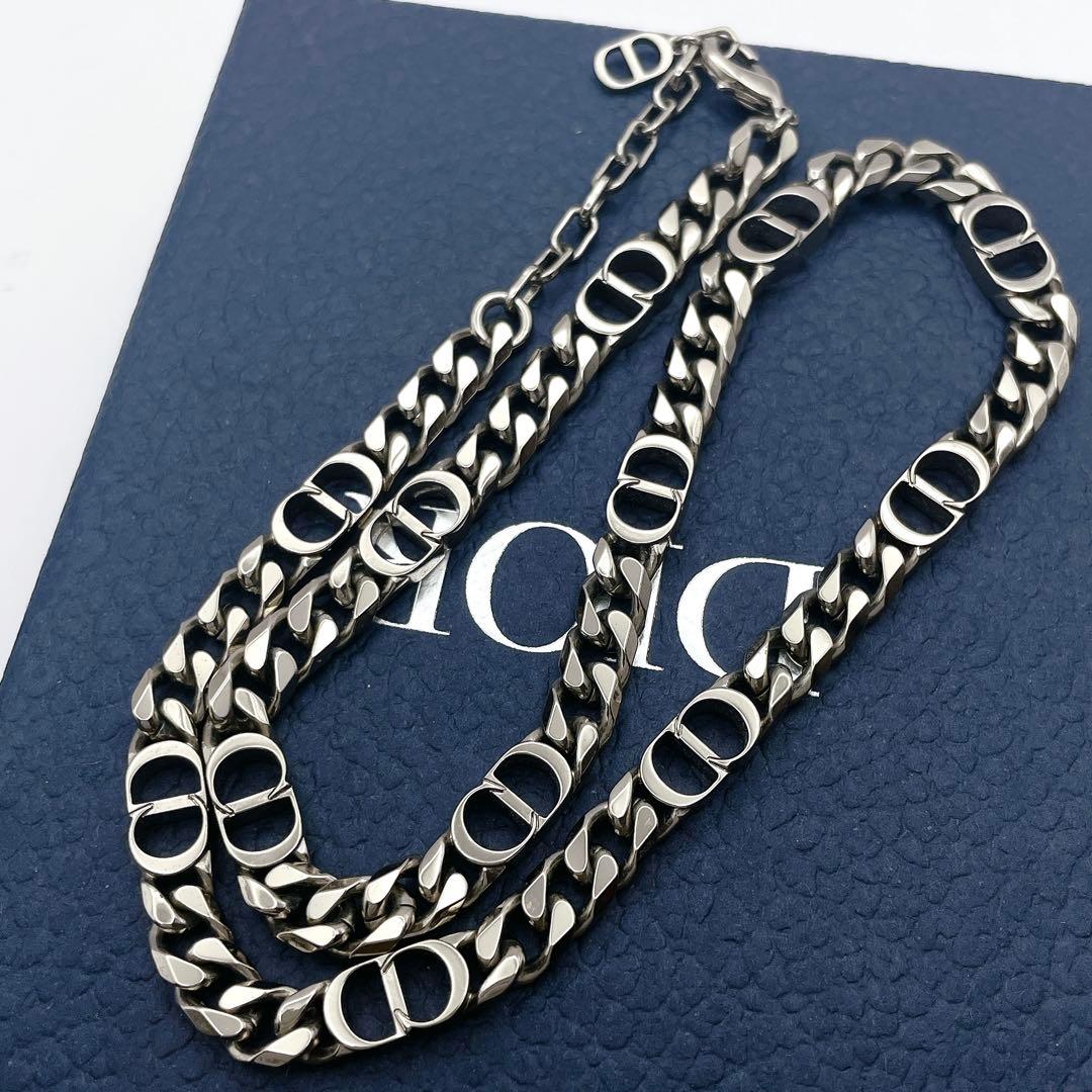 Christian Dior ネックレス　アイコン　チェーン　喜平　CD