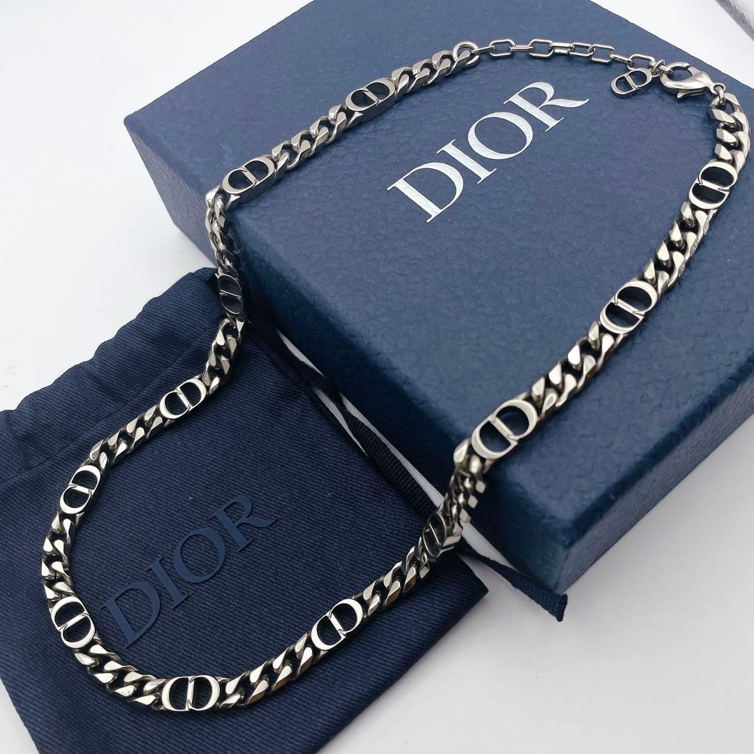 Christian Dior ネックレス　アイコン　チェーン　喜平　CD