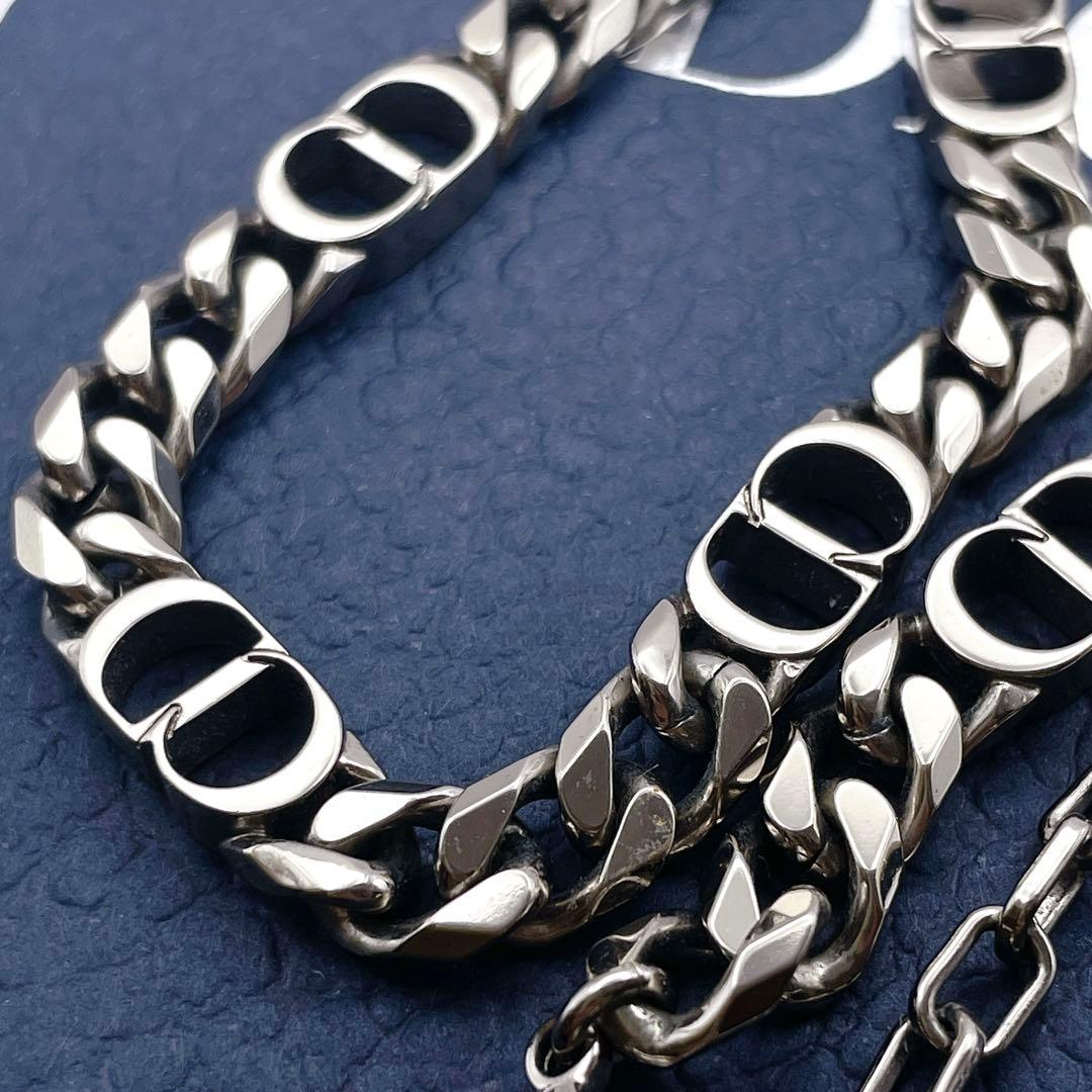 Christian Dior ネックレス　アイコン　チェーン　喜平　CD