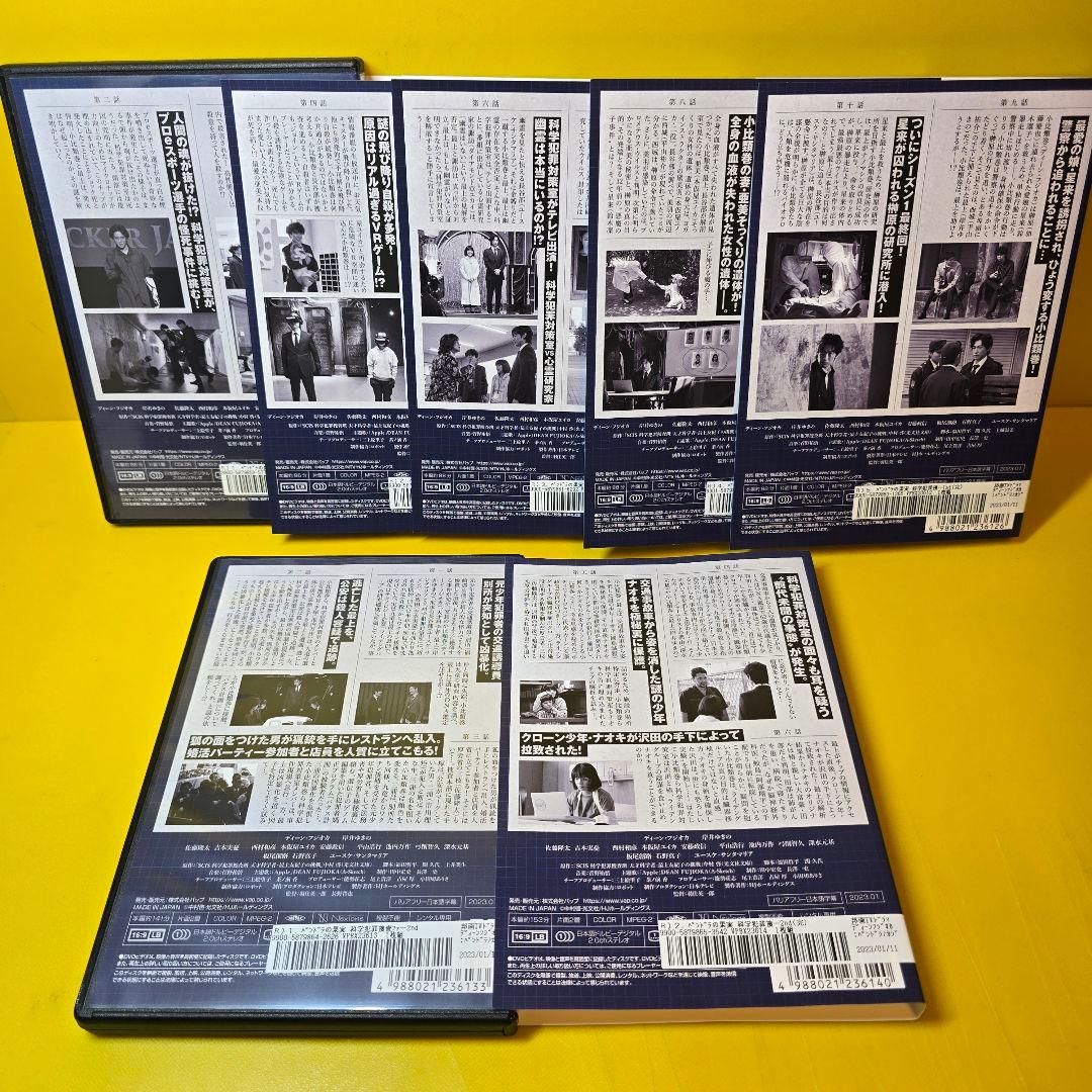 新品ケース交換済み　パンドラの果実　1期全5巻 2期全2巻　全7巻セット　DVD
