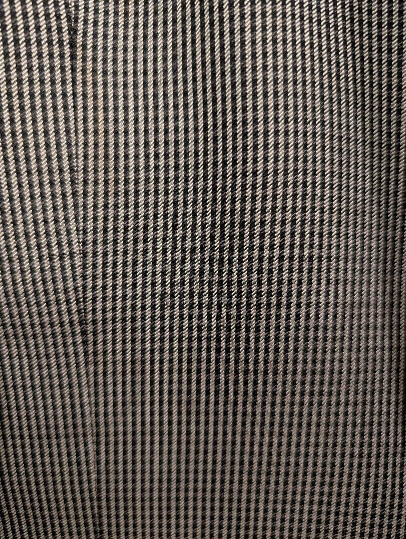 dunhill♡テーラードジャケット♡ブラック・ホワイトストライプ♡ピュアシルク