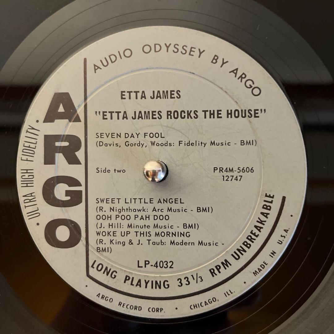洋楽 Etta James - Rocks the House / ARGO 4023
