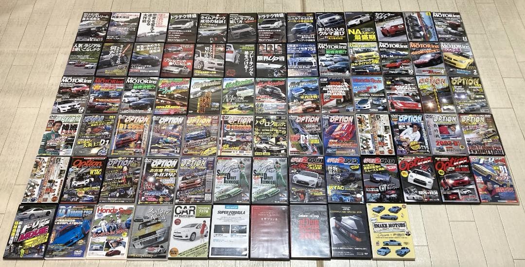 車　ドリフト　チューニング 他　DVD　75本セット　オプション バージョン 他