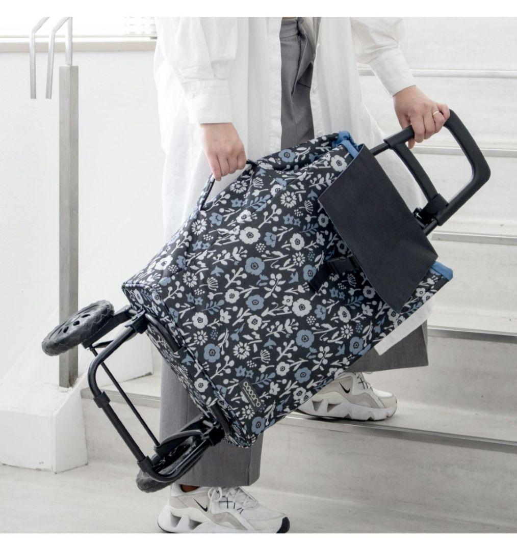 cocoro 花柄 保冷機能付きキャリーカート　新品