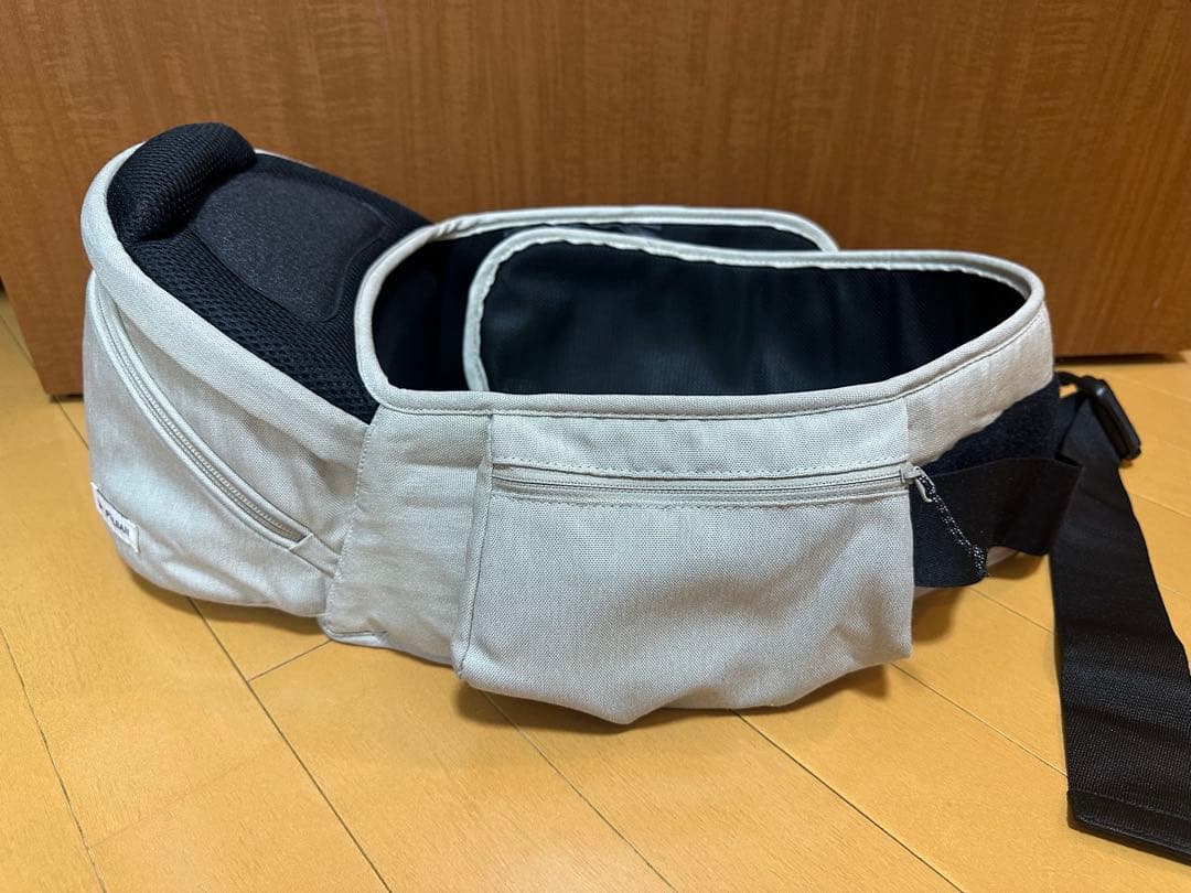 ポルバン アドバンスヒップシート アイボリー シングルショルダーベルト付き