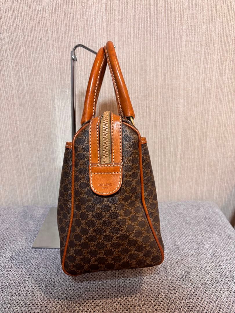 CELINE セリーヌ ボストンバッグ マカダム柄 トリオンフ オールドセリーヌ