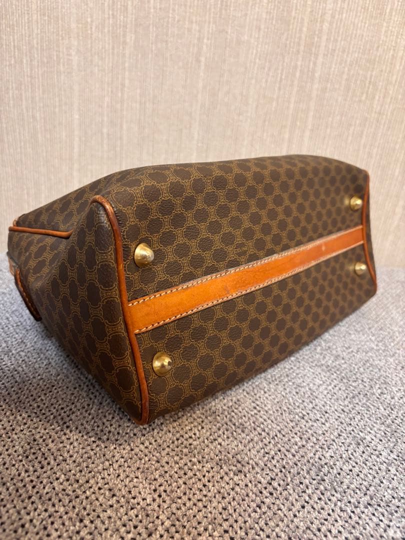CELINE セリーヌ ボストンバッグ マカダム柄 トリオンフ オールドセリーヌ