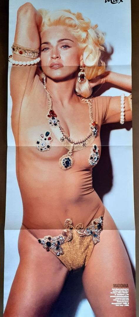 MADONNA　表紙特集雑誌　Max!　 (1991年 )　フランス雑誌