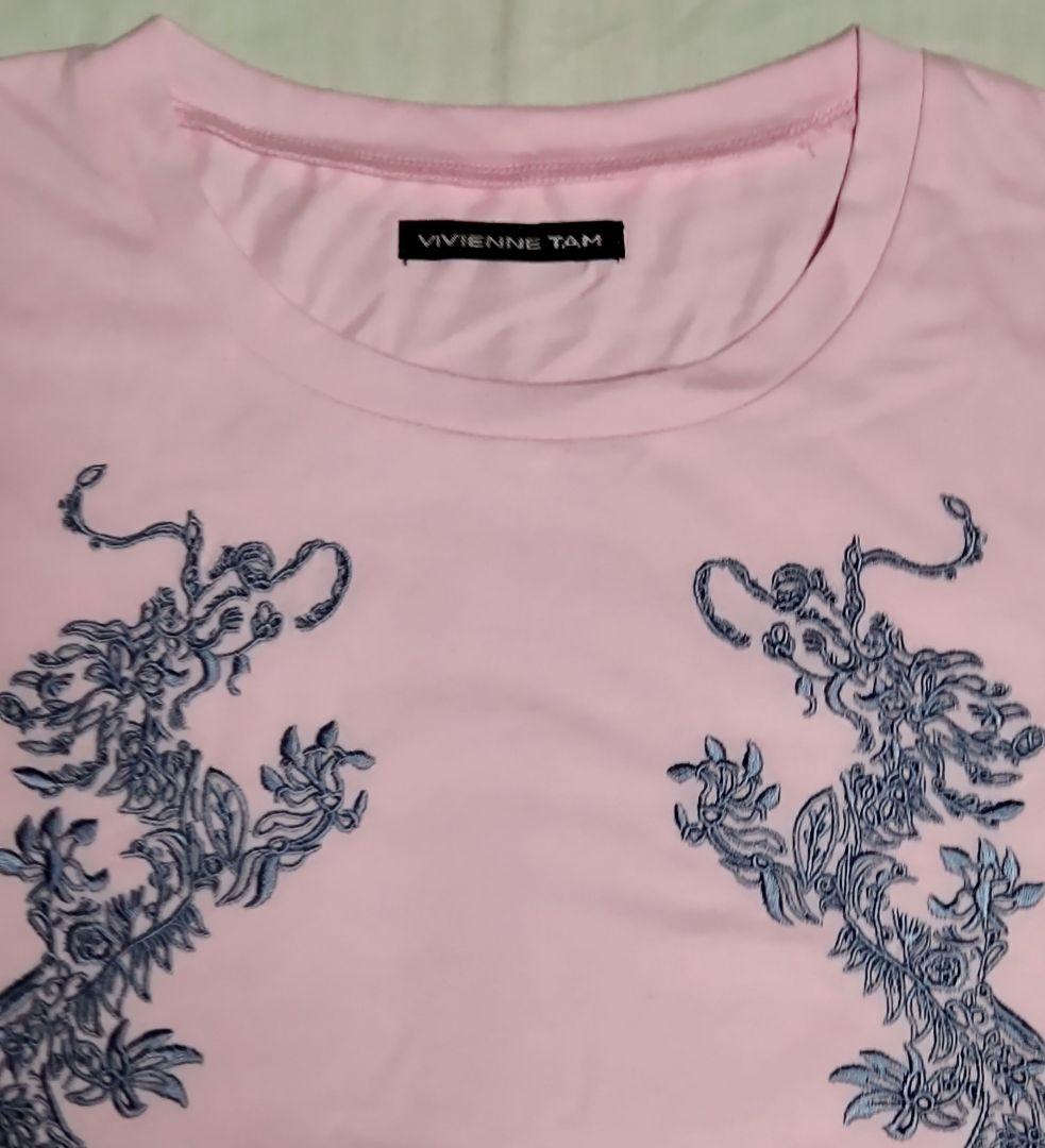 VIVIENNETAM　フラワードラゴン刺繍Tシャツ　40サイズ　未使用品
