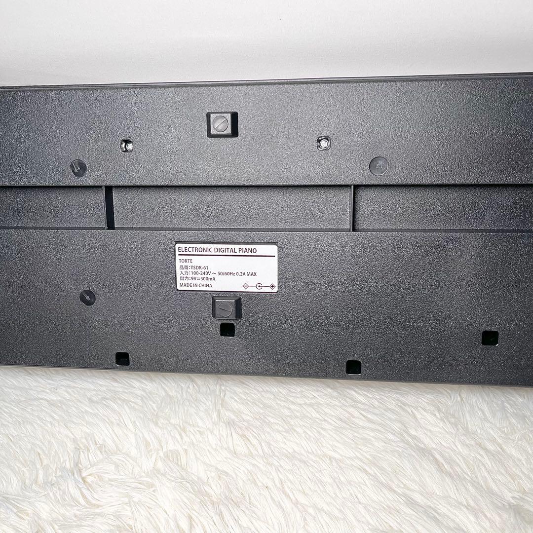【良品】TGRTE TSDK-61 電子キーボード 61鍵盤 マイク付き