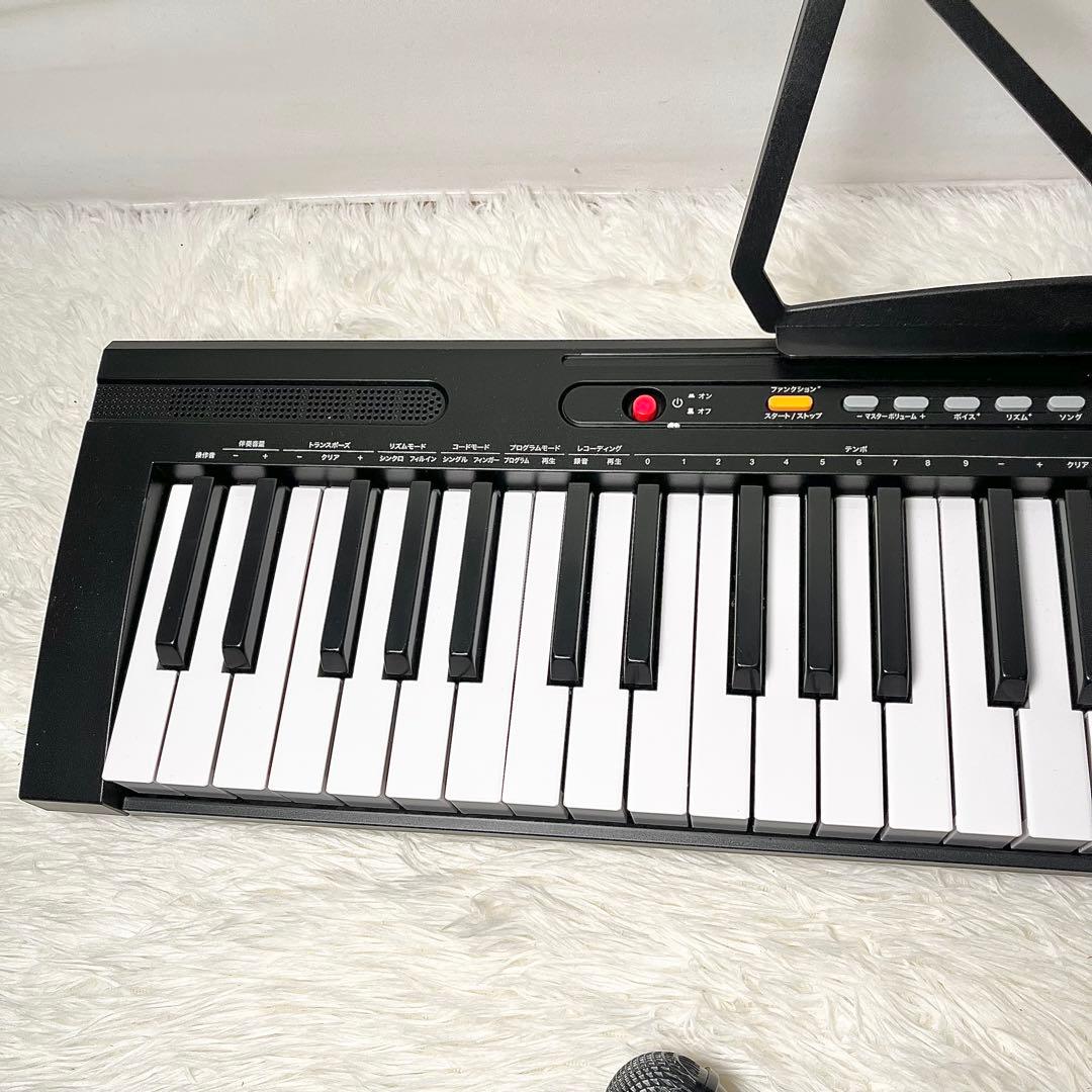 【良品】TGRTE TSDK-61 電子キーボード 61鍵盤 マイク付き