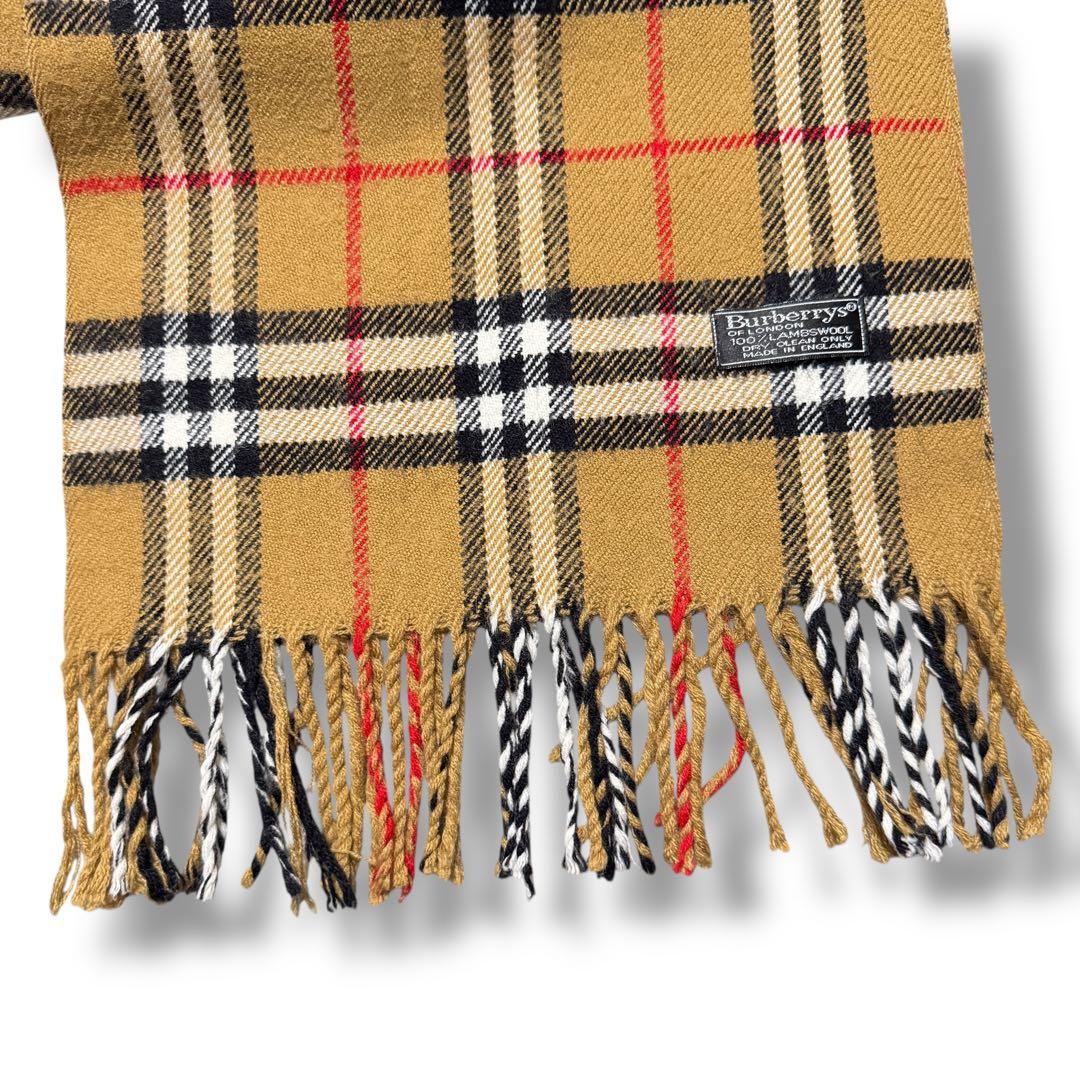 希少✨ Burberry バーバリー マフラー ウール ノバチェック ストール