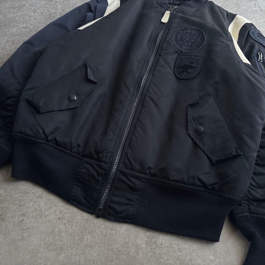 STUSSY×ALPHA×FRAGMENT DESIGN【M】ボンバージャケット