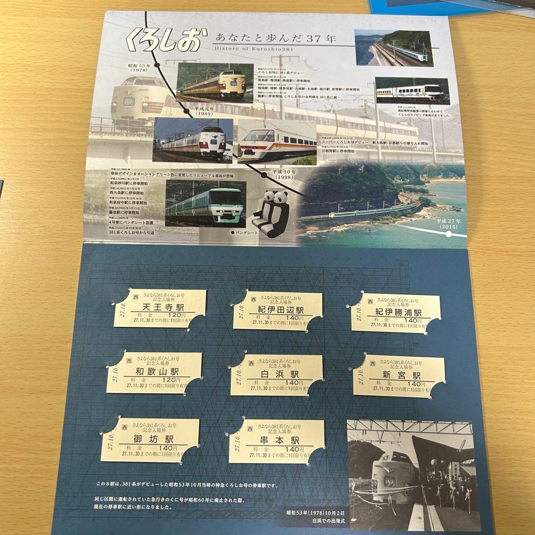 鉄道 記念入場券 9点セット