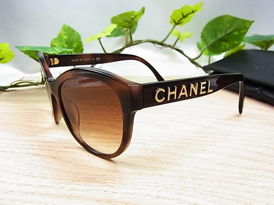 【正規品・美品】CHANEL シャネル サングラス5458CHANELロゴ