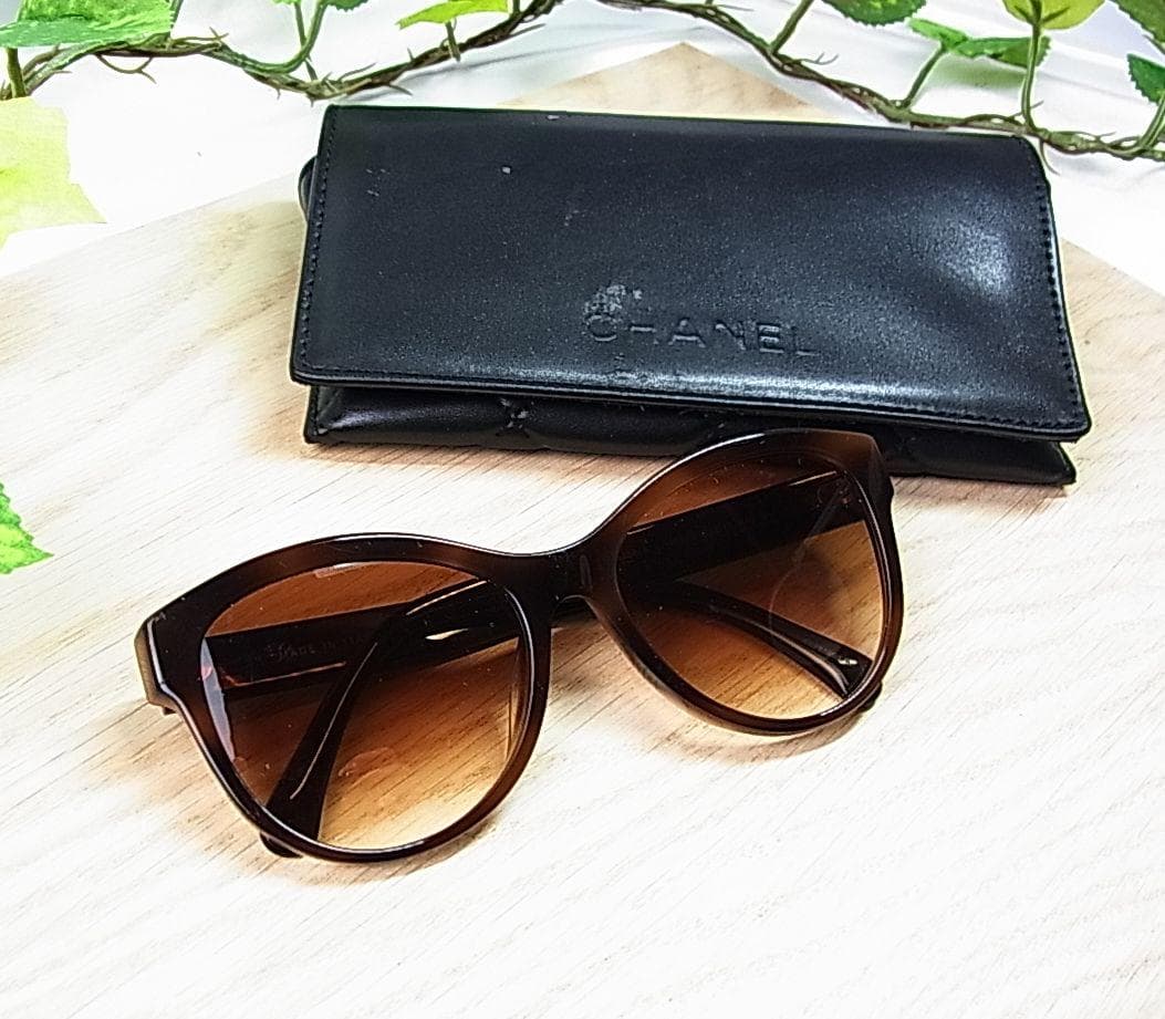 【正規品・美品】CHANEL シャネル サングラス5458CHANELロゴ