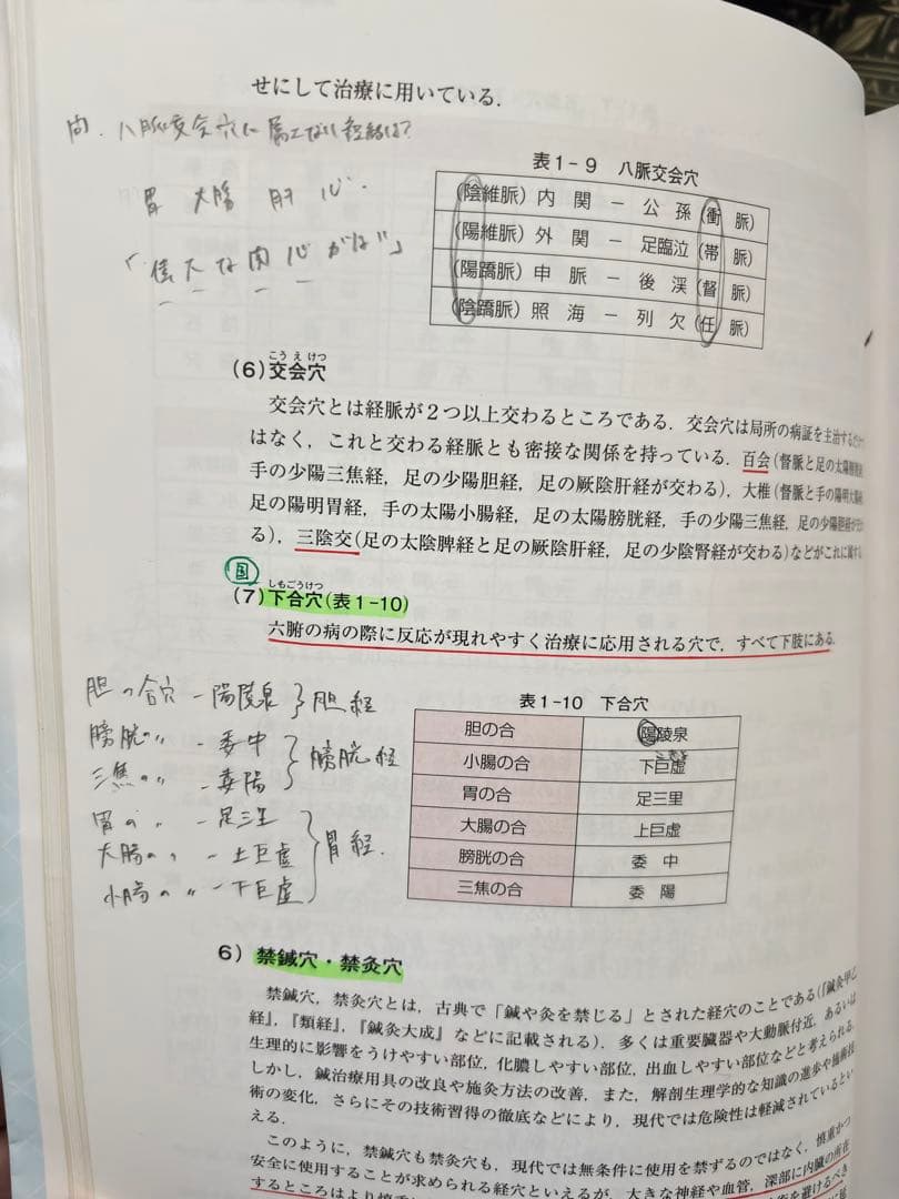 臨床医学名論・経穴経絡概論・はりきゅう理論・生理解剖学などの専門書 (個別売り可