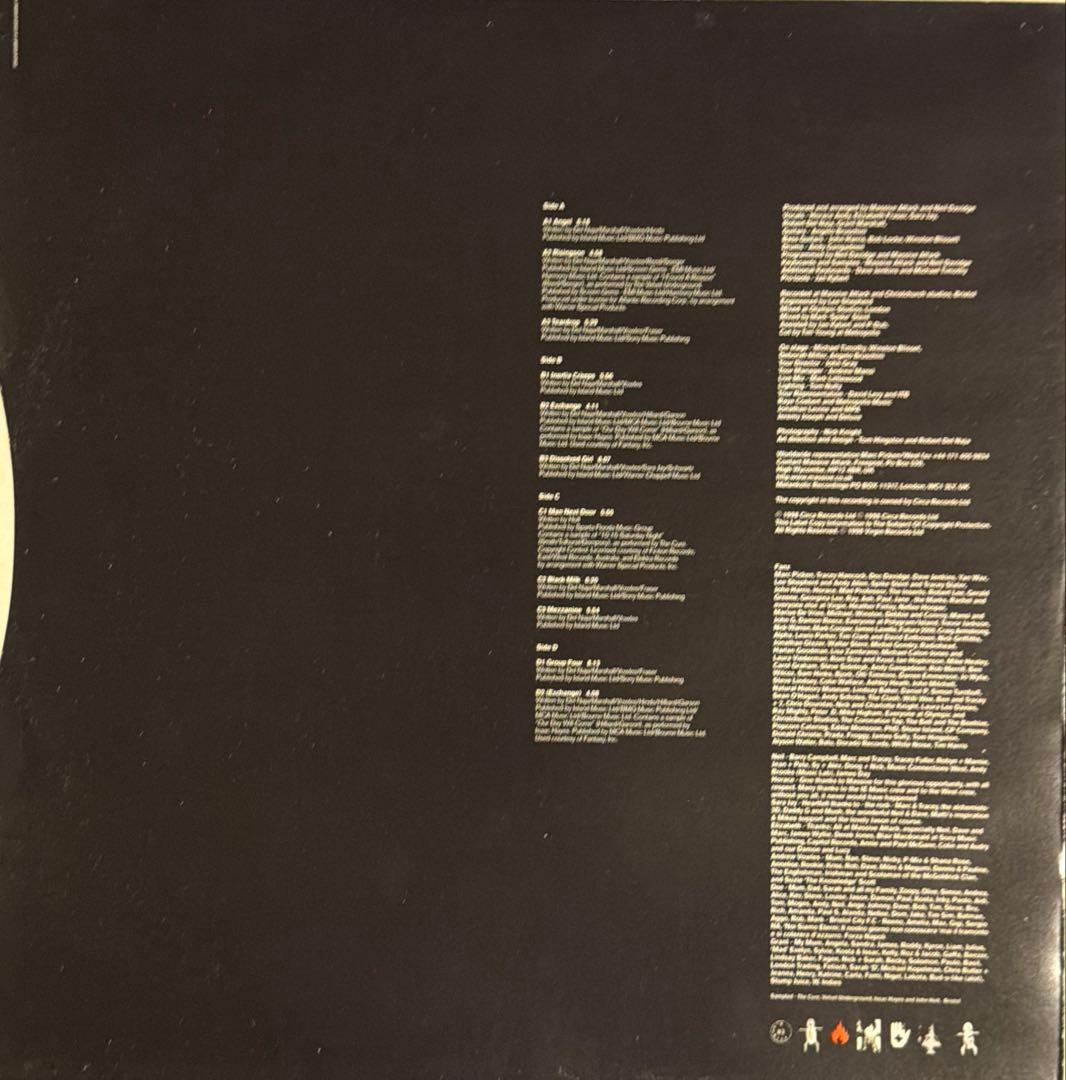 洋楽 Massive Attack Mezzanine 1998 UK Org 2LP
