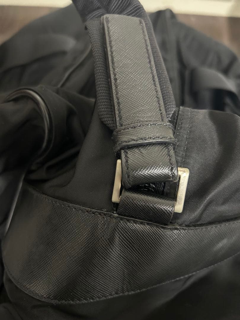 PRADA プラダ ナイロン ボストンバッグ 大容量 黒 旅行バッグ 正規品