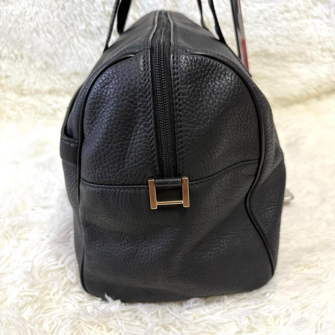 ダンヒル dunhill ボストンバッグ 2way ロゴ 内総柄 レザー◎