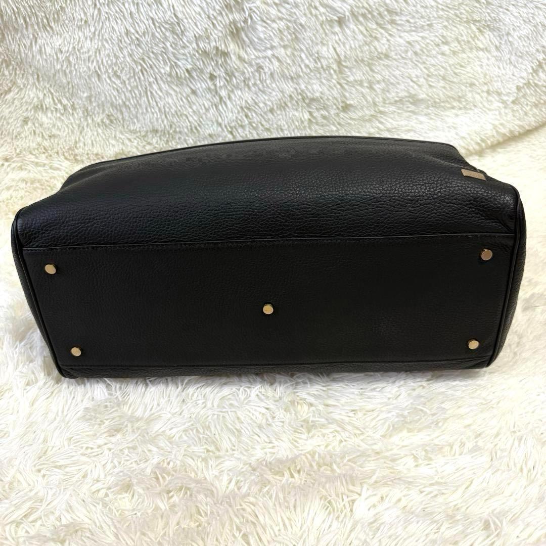 ダンヒル dunhill ボストンバッグ 2way ロゴ 内総柄 レザー◎