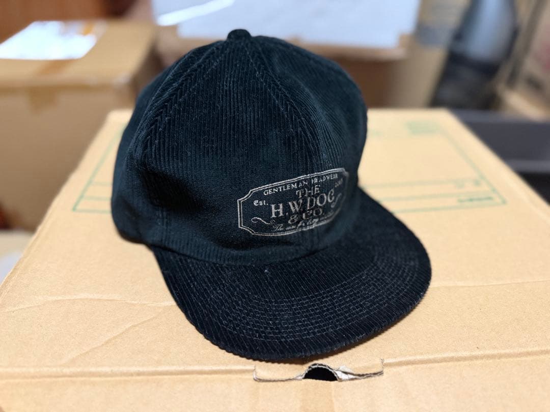 THE H.W.DOG&CO.TRUCKER CAP-C トラッカー ブラック