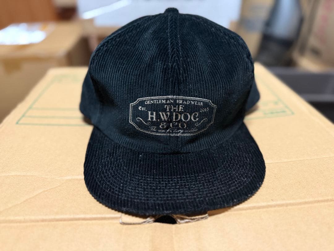 THE H.W.DOG&CO.TRUCKER CAP-C トラッカー ブラック