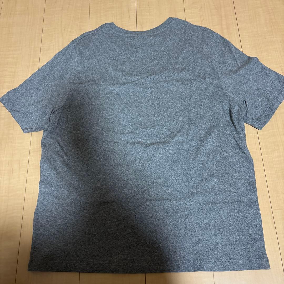 メゾンキツネ　Tシャツ　メンズ　Lサイズ　カットソー　トレーナー　グレー