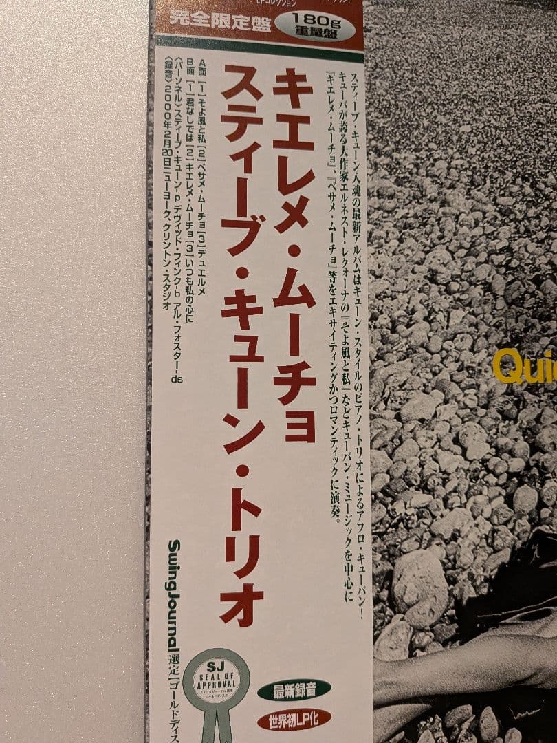 「キエレメ・ムーチョ」 スティーブ・キューン LPレコード 180g重量盤