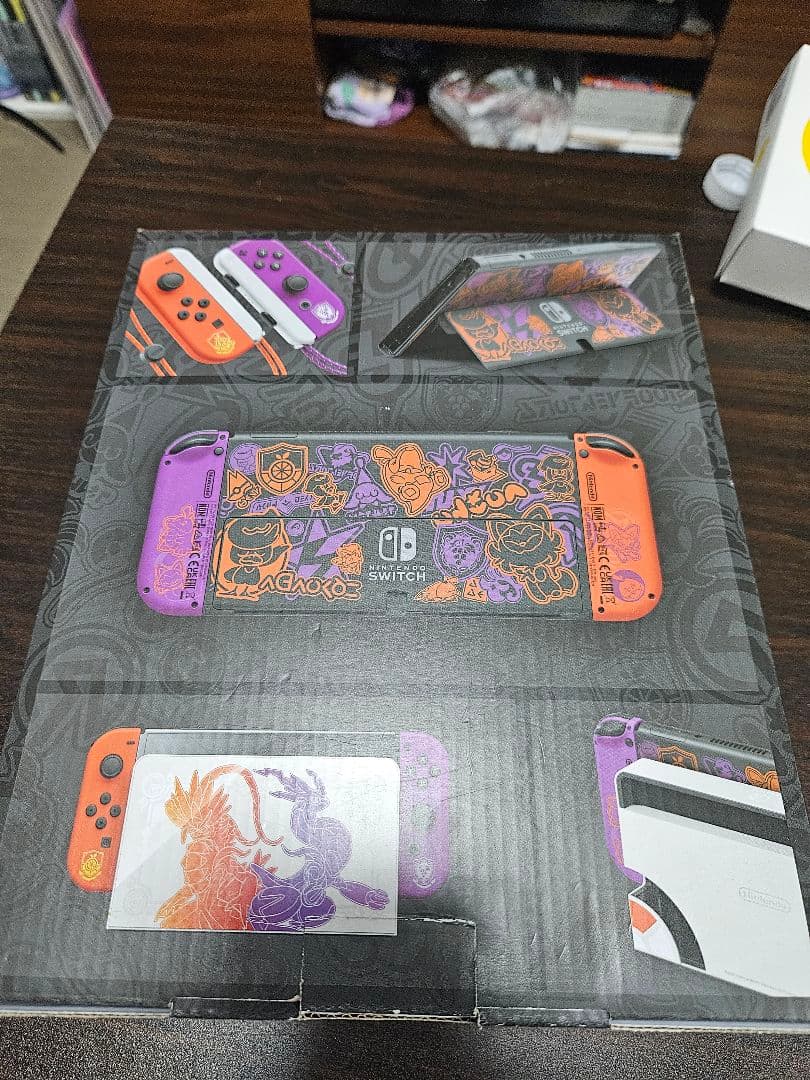 Switch 有機ELモデル スカーレット・バイオレット＋カセット2個付き