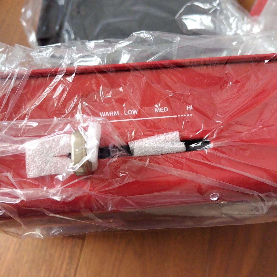 【未使用品】 BRUNO コンパクトホットプレート レッド