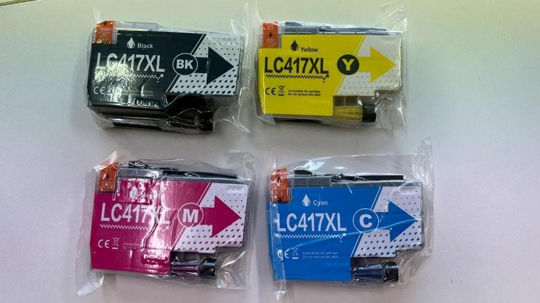 LC417XL-4PK 4色セット [大容量/最新ICチップ/残量表示対応] ブ