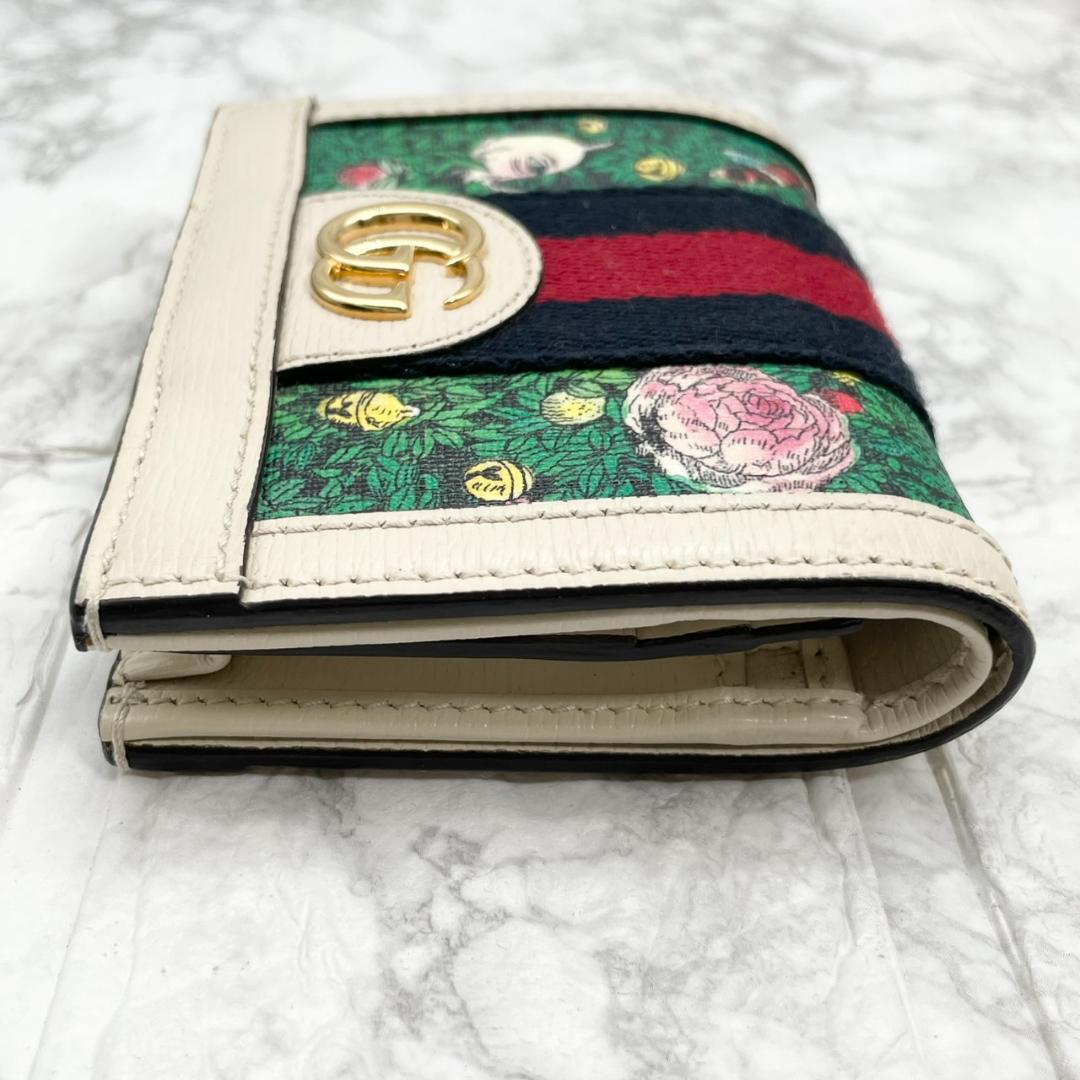 未使用級✨GUCCI ヒグチユウコ　オフィディア　二つ折り財布　GG マーモント