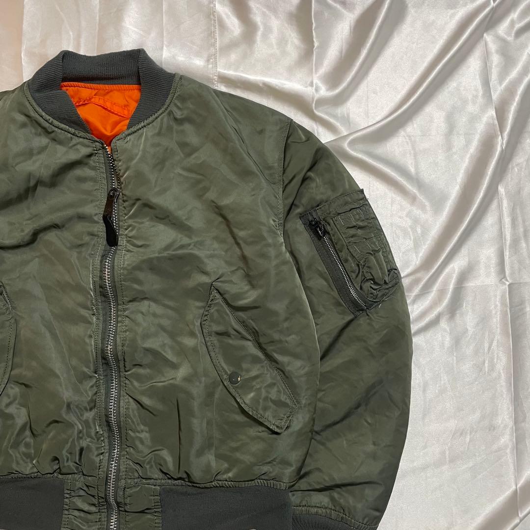 ジャケット・アウター 80s Alpha MA-1 Flight Jacket Reversible