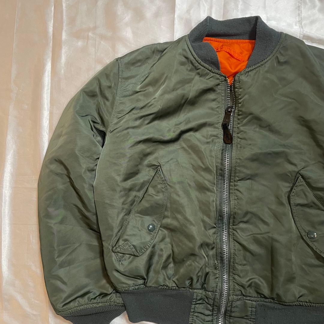 ジャケット・アウター 80s Alpha MA-1 Flight Jacket Reversible