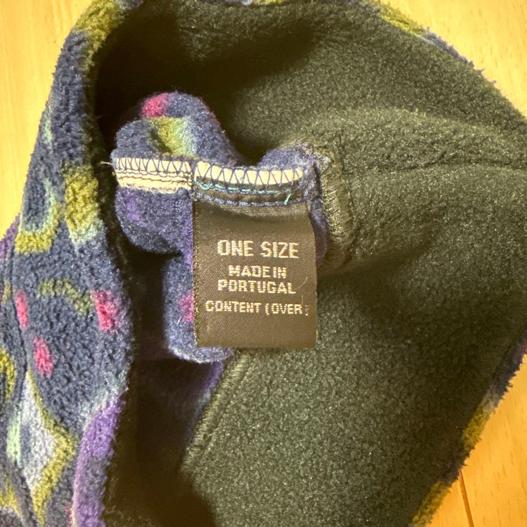 90s patagonia フリース ビーニー キャップ　タペストリー