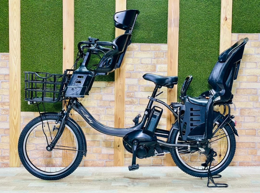2019ブラック 最高峰バビー ヤマハ 子供乗せ電動アシスト自転車 H3646