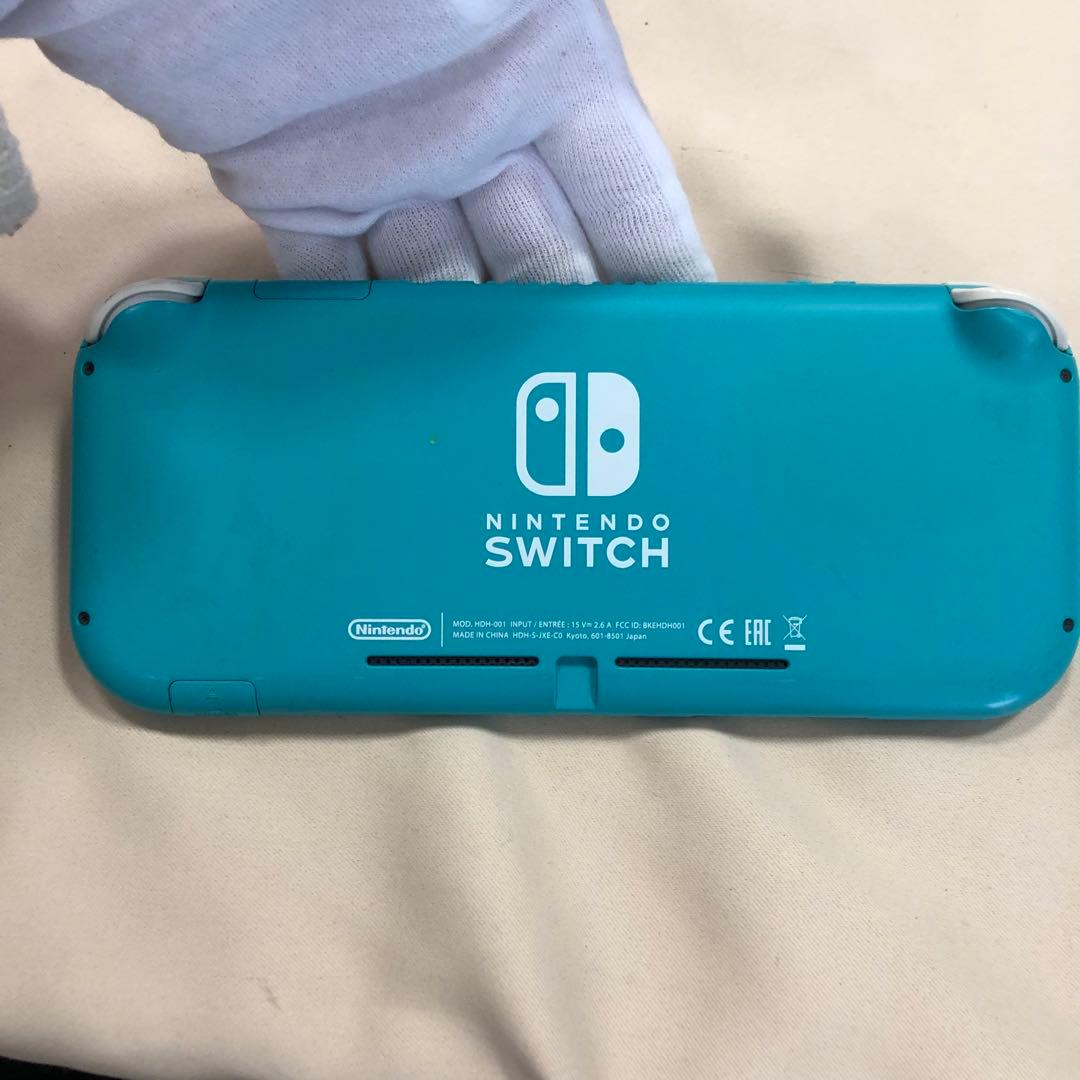 よ*）様 Nintendo Switch Lite 稼動品 ターコイズ 青系 メ