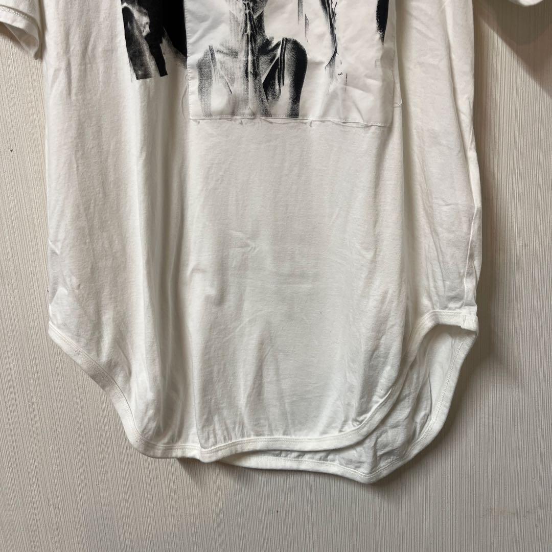 JULIUS COTTON JERSEY FSOL T-SHIRT サイズ2 白