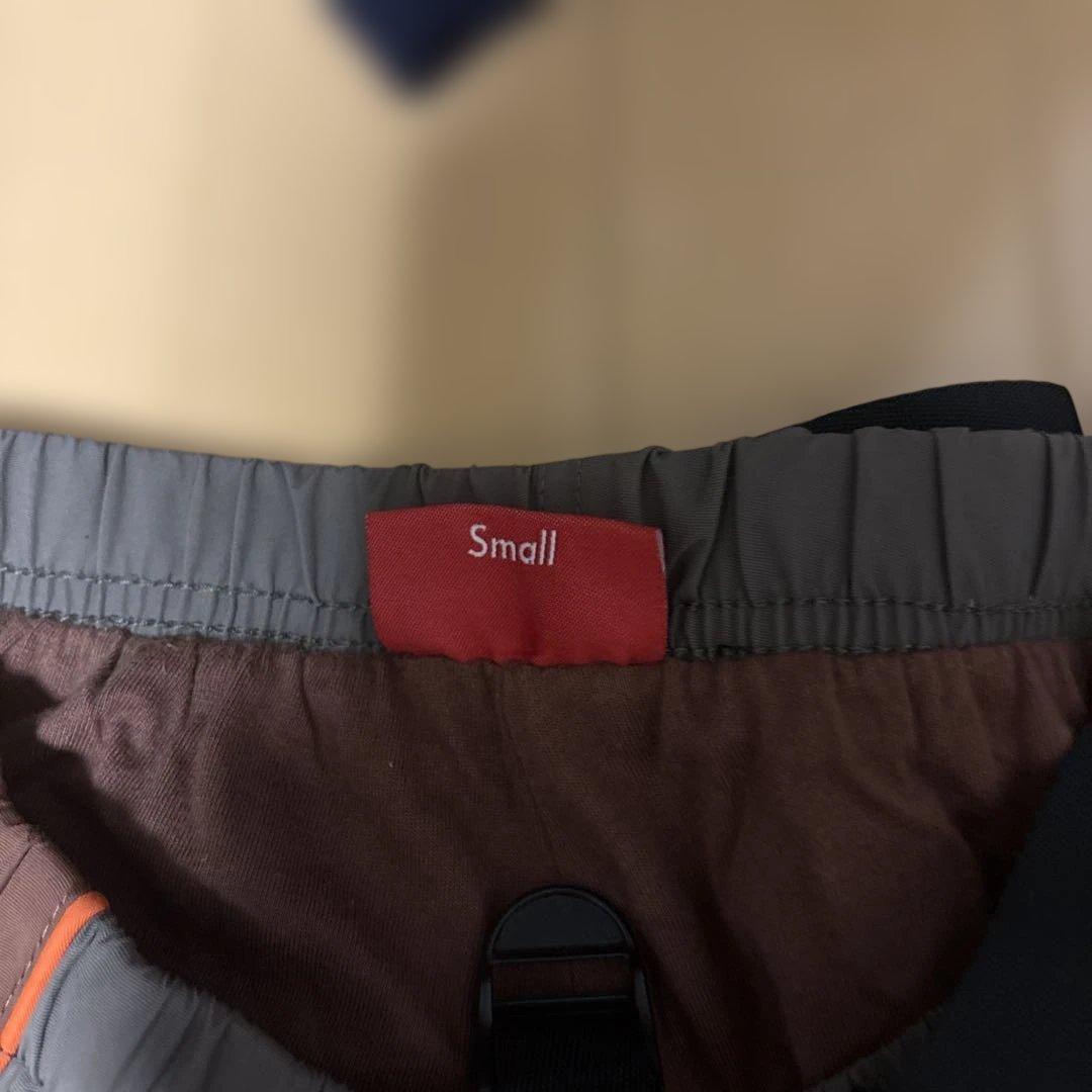 SUPREME ストリートパンツ Small グレー/ブラウン ナイロンパンツ