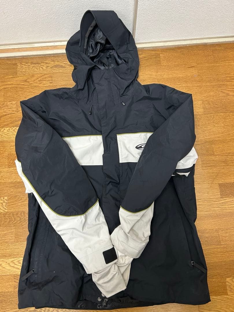 quick silver GORETEX スノーボードウェア ブラック/ホワイト