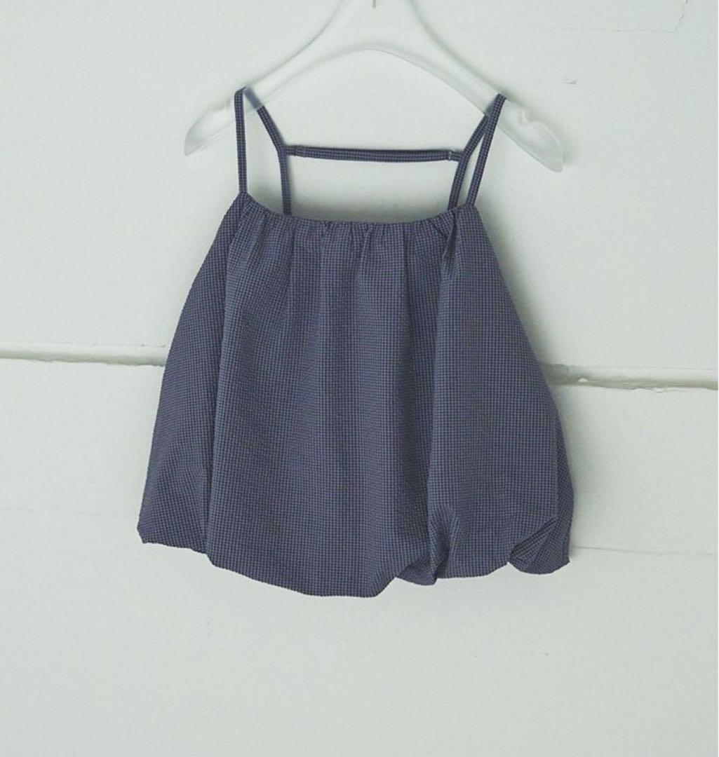 トップス anuke /Backopen Balloon Camisole