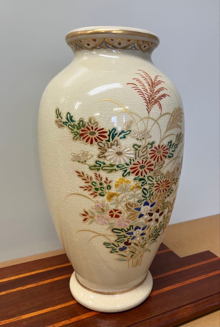 【薩摩焼】窯元 熔岩焼 漆間陶芸 花瓶 新品未使用(共箱•栞)鹿児島特産