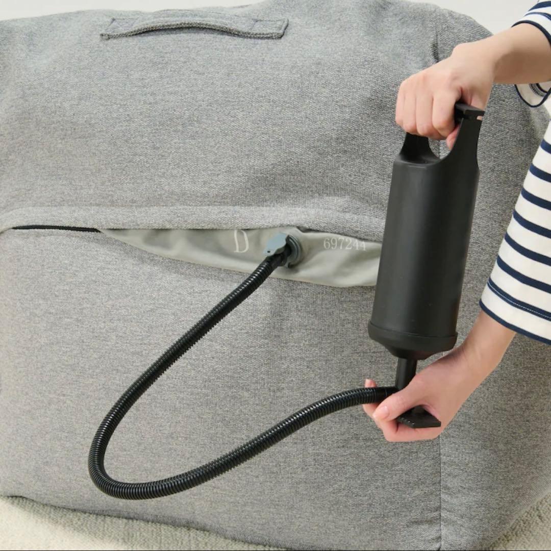 無印良品 空気でできたソファ グレー