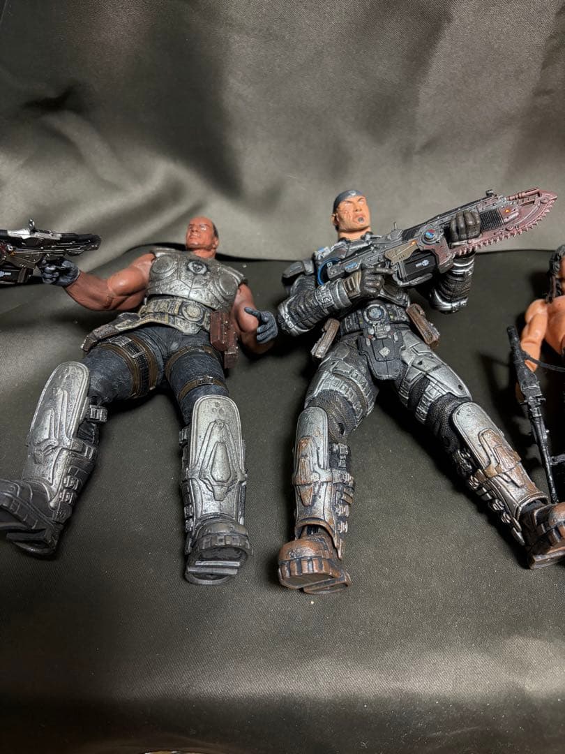 ギアーズ、ランボー、GIジョー　フィギュア　 5体セット　NECA マテル