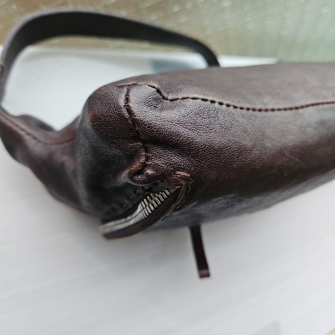 HENRY BEGUELIN エンリーベグリン オミノ刺繍 レザーウエストバッグ