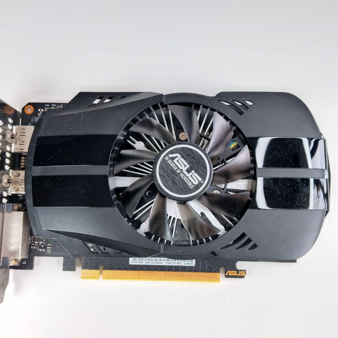 ASUS GeForce GTX 1650 4GB 動作確認済み 補助電源不要